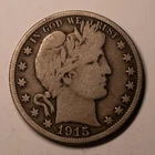 1915-S Barber Half Dollar  VG
