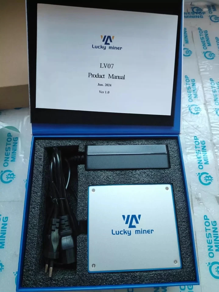Lucky Miner LV07 Bitcoin Miner SHA-256 1-2 TH/s, PPLNS, P2P, PPS,Solo Mining - Immagine 2 di 4
