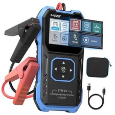 BTM-24 Car Battery Tester 12V 24V, 0-2000 CCA Automotive Alternator Tester,