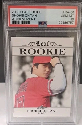 PSA10 **2018 Leaf Rookie Shohei Ohtani GEM MINT PSA10 👌