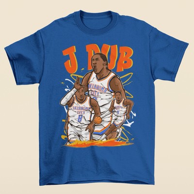 Jalen Williams J-Dub Cartoon Style Oklahoma City Basketball T-Shirt