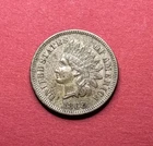 (1) Beautiful Antique 1868 Indian Head Cent/Penny AU-ALMOST UNCIRCULATED