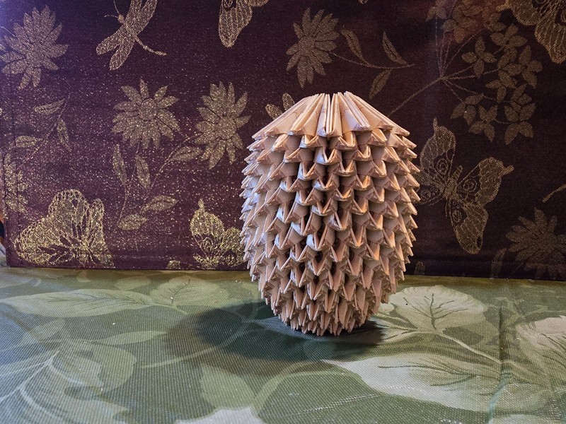 3D Origami pineapple/ dragon egg/ lantern, China/Japan/Asian