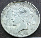 US 1926-D Peace Dollar  **