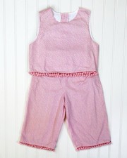 Vintage Y2K girl spring two piece set capris pink 6C Bella bliss