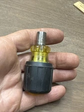 IDEA Tools 1/4” Stubby Nut Driver 2-3/4 Inches Long SS8 Yellow Handle  USA