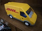 PLAYMOBIL VINTAGE DHL DELIVERY TRUCK W/ ACCESSORIES NO BOX