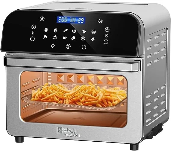 Whall Air Fryer Oven 12QT 12-in-1 Air Fryer Convection Oven NSE1201 - Silver
Opens in a new window o