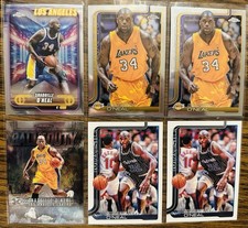 Topps & Topps Chrome Shaquille O'Neal Lakers Magic 2025 Ball of Duty 6 Card Lot