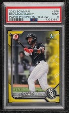 2022 Bowman Prospects Yellow Border 12/75 Benyamin Bailey #BP-8 PSA 9 MINT br7
