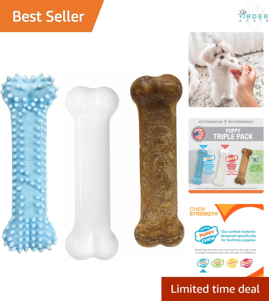 Natural Treat Starter Kit Small Dogs Up To 25 Ibs 3 Pack