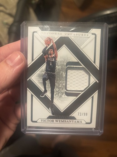 2024-25 Panini National Treasures - Victor Wembanyama Game Used Rare /99