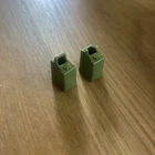 Two 1982 Hasbro Gi Joe Vamp Gas Tank Can Fuel Canisters - Accessory Playset