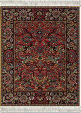 Lextra Mouserug Mouse Pad Floral Arabesque Computer Mouse Oriental Rug