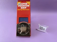 Sports Grip Steering Wheel Cover Blue Mooneyes Car Truck Automobile Cushion