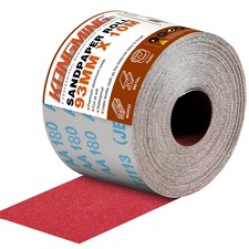 Schleifpapier Rolle 93 mm x 10 m Körnung 180 für Handschleifer Handschleifblock