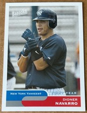 DIONER NAVARRO 2004 TOPPS BAZOOKA Rookie Card #295 NM-MT Condition. rookie card picture