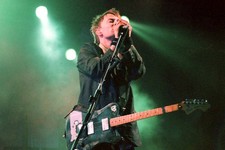 Thom Yorke of Radiohead performs the Pryamid stage at the Glastonb- Old Photo 3