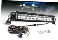 12 inch LED Light Bar Kit Spot Flood Combo Beam IP68 Waterproof  Off Road