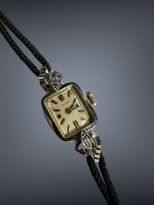 longines ladies dress watch Vintage Solid 14K White Gold Diamond Cocktail Working 4LLV Champagne Bridesmaid Dress