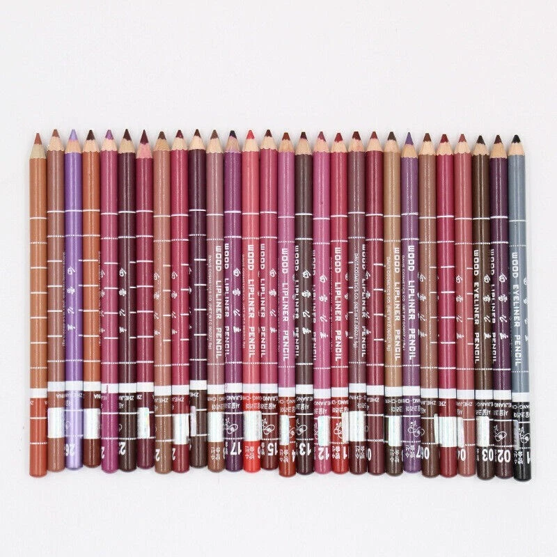 Waterproof Lip Liner Pencil Pen Lipstick Matte Long Lasting 12 PCS/Set Xmas Gift - Image 4 of 4