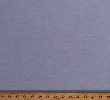 Cotton Chambray Blue 44" Wide Shirting Fabric by the Yard (D165.05)