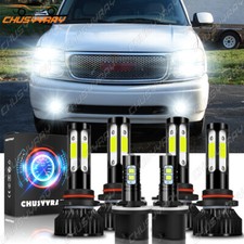6000k For Gmc Yukon Denali 2004 2005 Combo 6x Led Headlight Fog Light Bulbs Kit