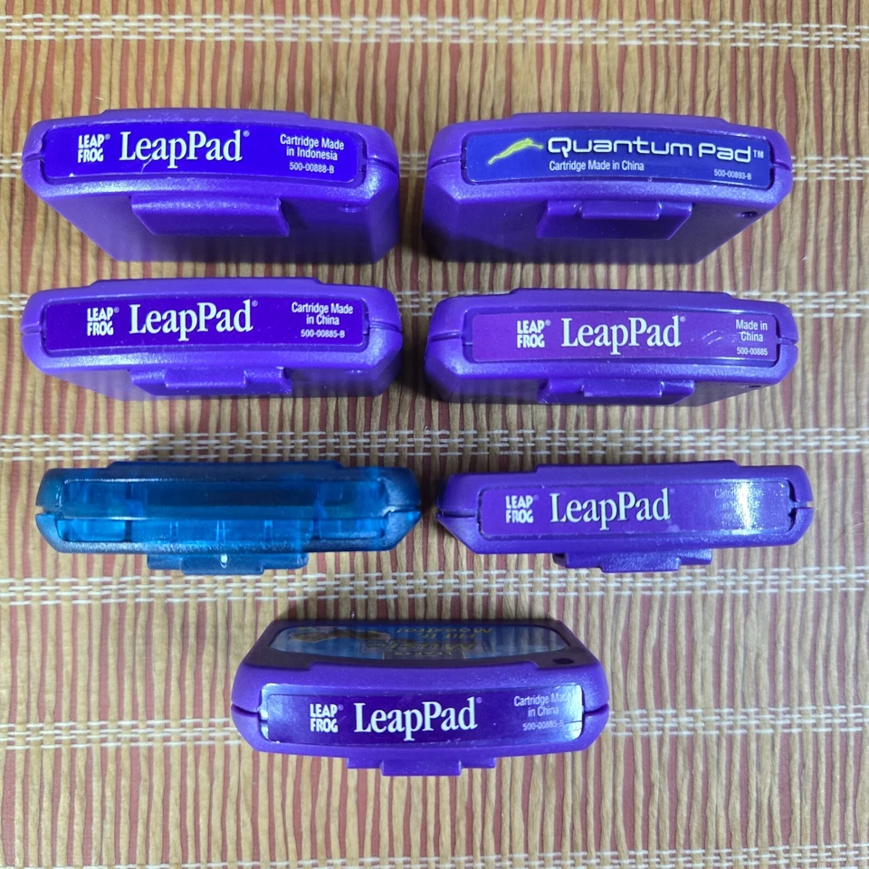 LeapFrog LeapPad Lot Of 7 Electronic Learning Game Cartridges Reading Homeschool - Image 3 of 3