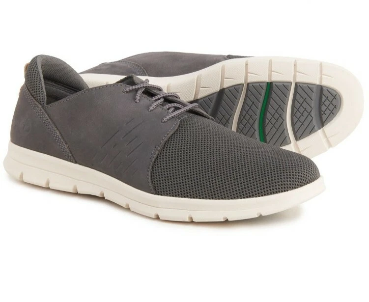 Timberland Graydon Low Oxford Medium Grigio Nubuck Scarpe Memory Foam Uomo 7 5 M