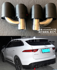 Carbon Fiber Tail Pipe Exhaust Pipe Stainless steel For Jaguar F-PACE 2017-2022