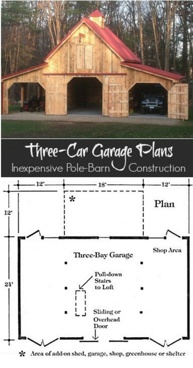 Pole Barn Shop Garage Plans Pole Barn Garage Builders Yoder Barns