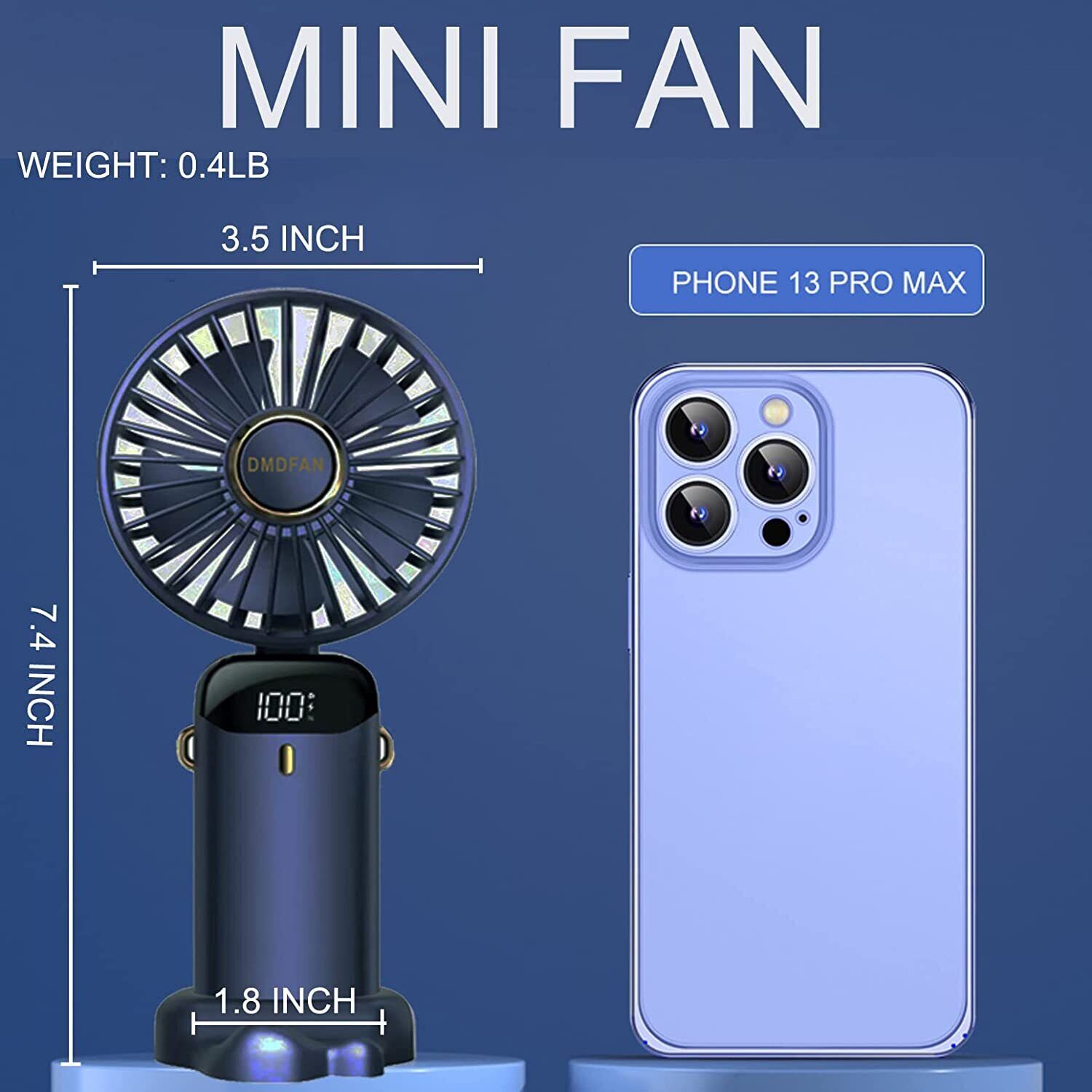 Mini Handheld Fan Portable Folding Desk Fan Cooler Cooling USB