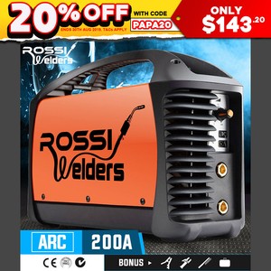 NEW ROSSI Welder Inverter ARC 200Amp Welding Machine DC iGBT Stick Portable