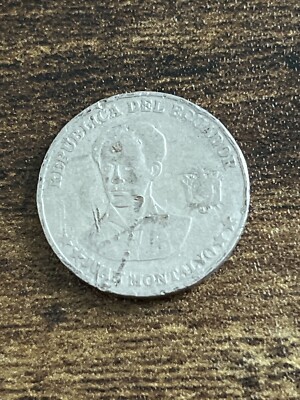 2000 Ecuador 5 Centavos Coin Republica Del Ecuador Actual Coin TK6516*