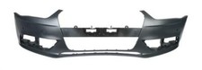 AUDI A4 2012 - 2016 FRONT BUMPER WITH SENSOR HOLES NO WASHER JET HOLES PRIMED