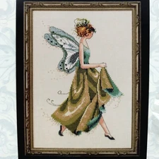 Ivy Cross Stitch Chart by Nora Corbett Pixie Couture Collection NC108