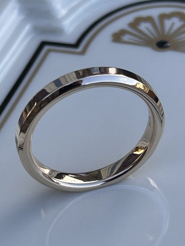Tiffany & Co 18K Gold New York T 1837 Makers 4.2mm Band Ring Size 13+ 10.6 Grams - Picture 18 of 24
