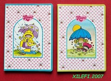 kisses lotto 2 quaderni scuola vintage anni 80 rigo Q malipiero editore pigna