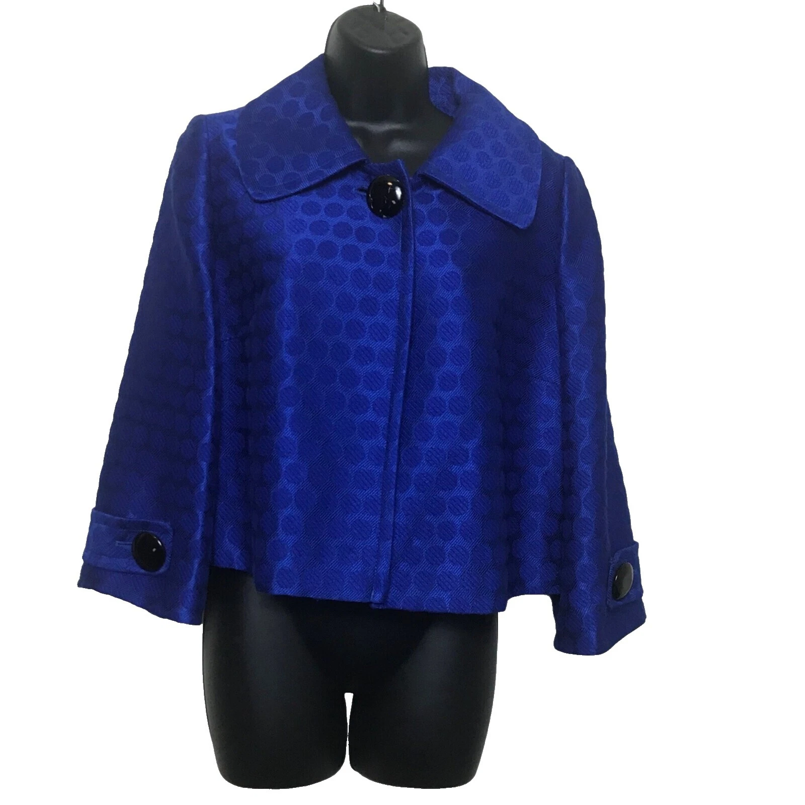 Polka Dot Pea Coat abrigos, chaquetas y chalecos para Mujeres