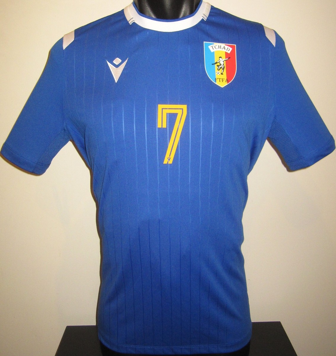 Chad National Team MARIUS #7 Macron 2021-22 Home Football Shirt