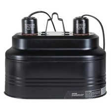 Dual Dome Reptile Light Fixture Separate Switches Reptile Heat Lamp/UVB Light