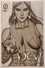 Devi: Rebirth #1 (2016) VF/NM Jenny Frison B&W Sketch Variant Shekhar Kapur