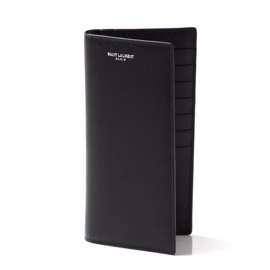 SAINT LAURENT long wallet with coin purse black men's 396308 SAINT LAURENT long wallet with coin purse black men's 396308