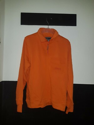 Herren Fleecejacke in Orange Marke: Black Jack, Größe: M, Zustand: Ungetragen