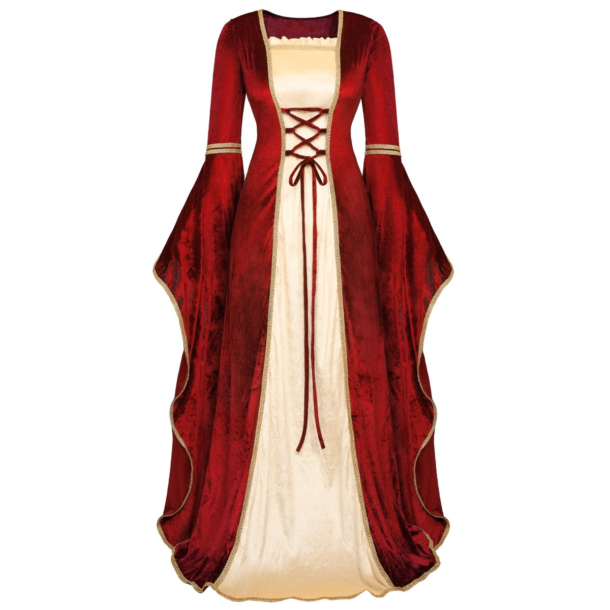 Spooktacular Creations Renaissance Costume Women, Velvet Medieval Dress for Women, Irish Renaissance Dress for Halloween