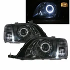 CR-V RD1-RD3 MK1 1996-2001 Guide LED Angel-Eye Headlight Black for HONDA LHD