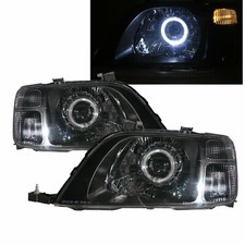 CR-V RD1-RD3 MK1 1996-2001 Guide LED Angel-Eye Headlight Black for HONDA LHD