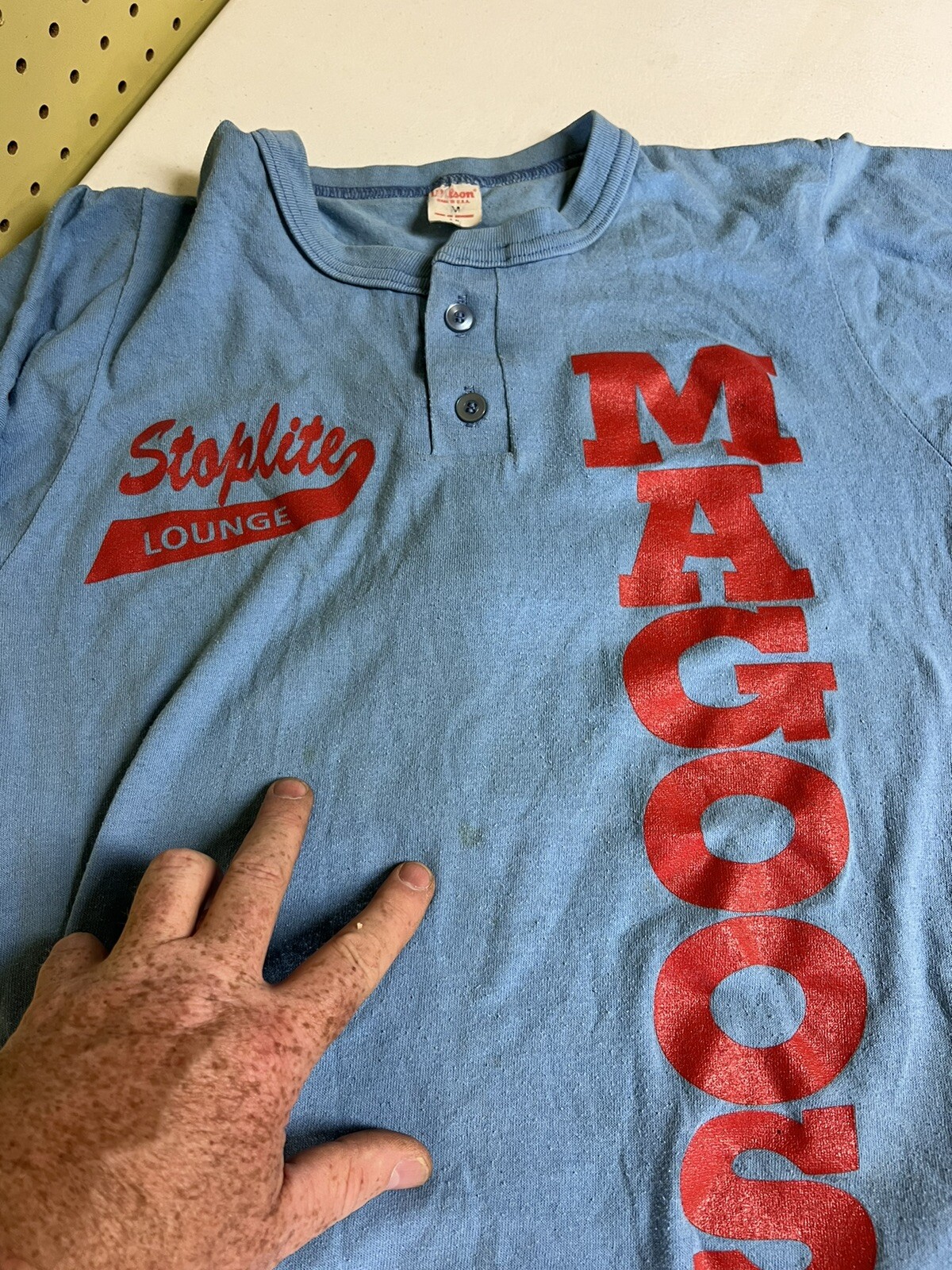 Vintage Wilson Beer League Softball Baseball Jersey S… Gem