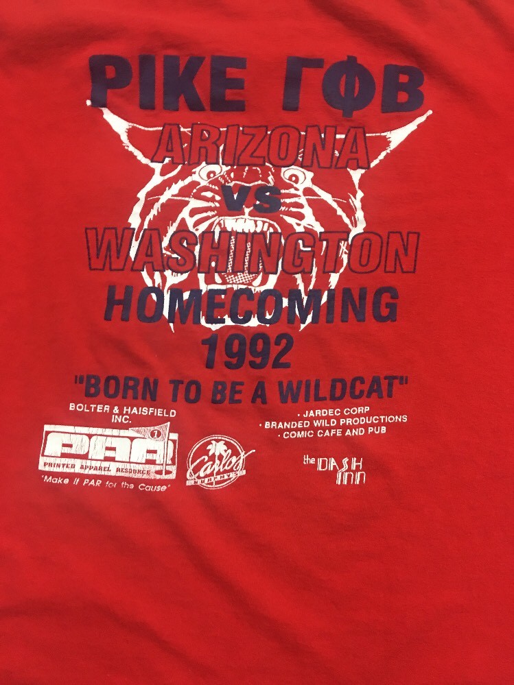 Vintage fruit of the loom tee shirt size Xlarge Pike Fob Arizona VS  Washington