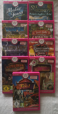 PC Spiele Auswahl Sammlung Konvolut Purple Hills Wimmelbild/ Abenteuer -S.A.D.-